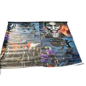 Joker Batman Party Banners Characters For Jumper Bounce House Lot Of 2